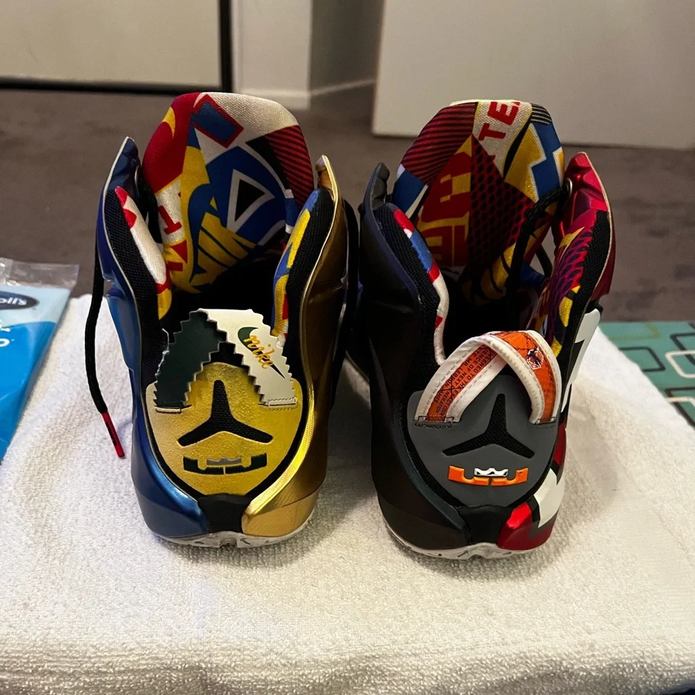 Nike LeBron 12 What The LeBron.  Size 12. Preowned - Picture 3 of 6